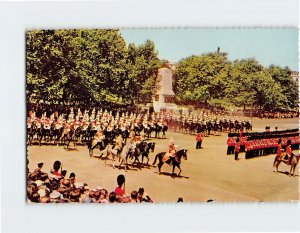 Postcard Trooping the Colour, Horseguards Parade, London, England