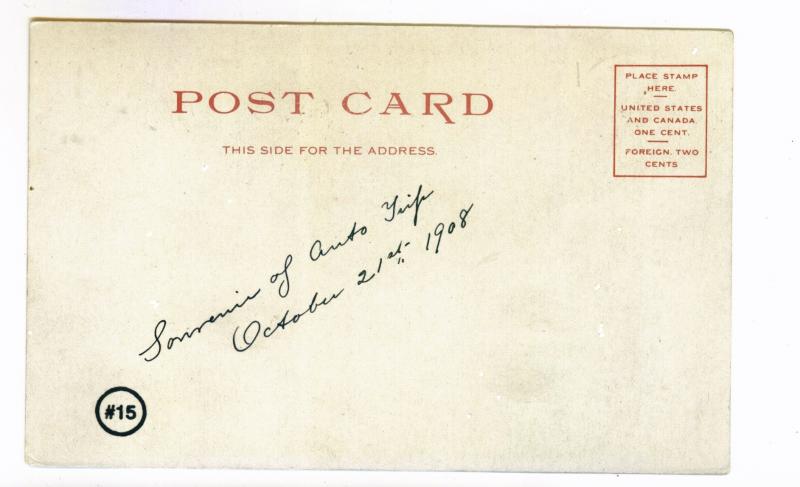 Old Belfry, Lexington, Massachusetts unused undivided back Postcard, docketed 19