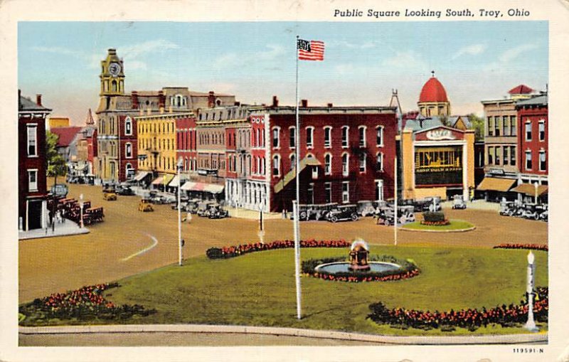 Public Square Troy, Ohio OH