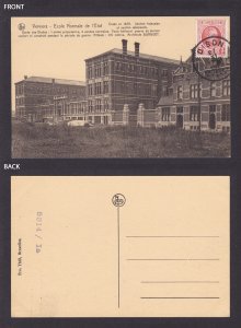 BELGIUM, Postcard, Verviers, Ecole Normale de l'Etat