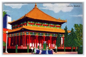 Lama Temple Building Century of Progress Chicago IL UNP DB Postcard K16