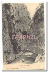 Valley of the Aude Old Postcard St Georges Gorges