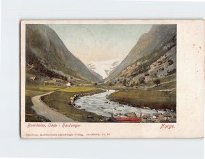 Postcard Buerdalen Odde i hardanger Norway