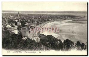 Old Postcard Le Havre Panoramic