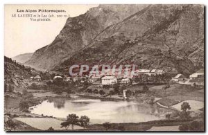 Le Lauzet - Lake - Generale view - Old Postcard