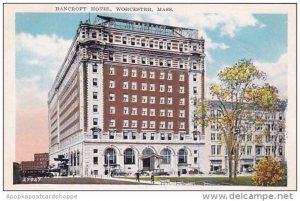 Massachusetts Worcester Bancroft Hotel