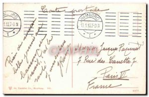 Old Postcard Hamburg Boat