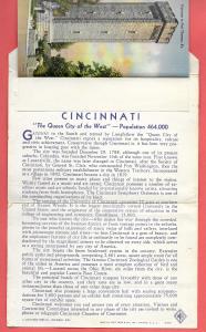 Souvenir Folder of Cincinnati, Ohio