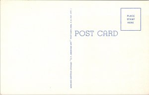 Linen Postcard United States Post Office in Dyersburg, Tennessee