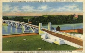 Lincoln Memorial Bridge - Vincennes, Indiana IN  