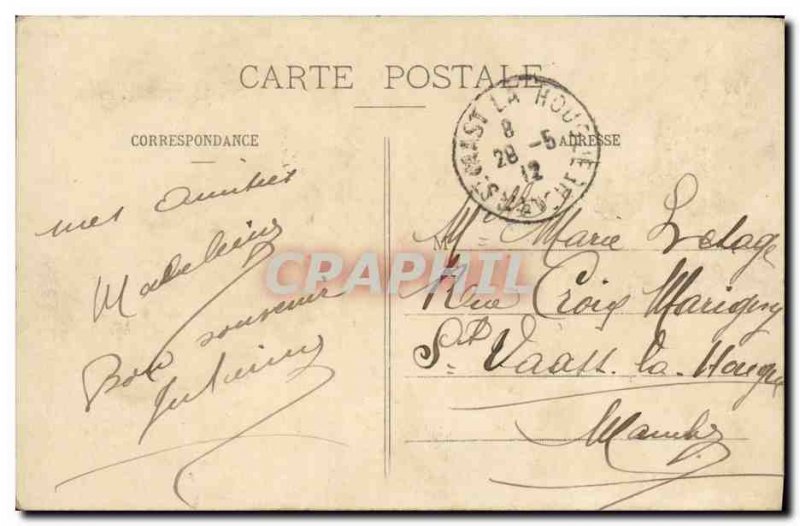 Old Postcard Normandy lllustree Apple Peasant Folklore
