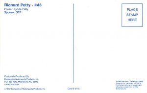 Richard Petty Auto Racing, Race Car Unused 