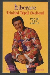 Ca 1969 PPC* RENO NV LIBERACE PERFORMS AT THE CIRCUS ROOM AT THE NUGGET MINT