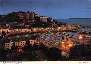 uk35036 night time in torquay devon  uk