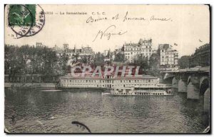 Old Postcard The Paris Department Stores Samartaine