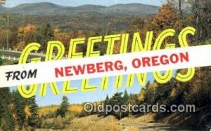 Greetings from Oregon - Newberg  