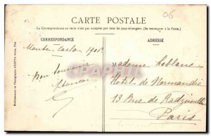 Old Postcard Monaco Prince's Palace and dog Tete