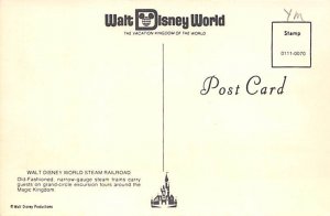 Walt Disney World steam railroad Disneyland, CA, USA Disney Unused 