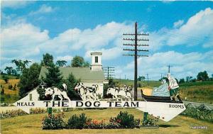 The Dog Team Restaurant VERMONT 8171 postcard
