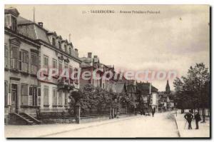 Old Postcard Sarrebourg Avenue President Poincare
