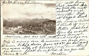 Altman CO Ghost Town c1903 Mailed One Month Before Town Burned Postcard W10