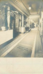 Chicago Illinois Lobby Entrance Stratford Hotel undivided C-1910 Postcard 22-911