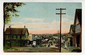 ME - Milo. Street Scene ca 1908