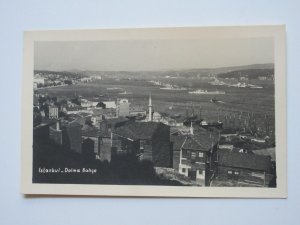 ISTANBUL - DOLMA BAHCE TURKEY 30'S-40'S VINTAGE REAL PHOTO POSTCARD
