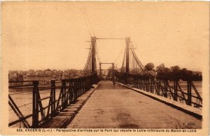 CPA ANCENIS - Perspective d'arrivée sur le Pont qui separe (587839)