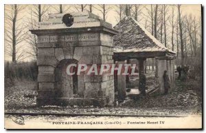 Old Postcard Fontaine Francaise Cote d Or Fontaine Henry