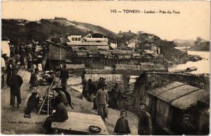 PC TONKIN LAOKAI PRES DU PONT ETHNIC TYPES VIETNAM INDOCHINA (a36766)