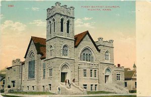 KS, Wichita, Kansas, First Baptist Church, Exterior View, Kress & Co No 1032