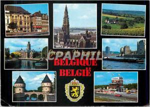 A Modern Postcard Greetings from Belgium