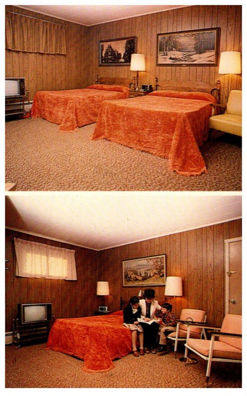 Maine   Fort Kent  Rock's Motel and Diner Interior Room