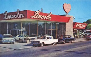 Santa Rosa CA G. K. Hardt Lincoln Mercury Dealership, Postcard