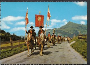 Austria Postcard - Trachten Aus Tirol - Brixentaler Antlabritt Gegen..  B2641