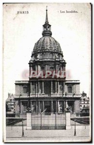 Old Postcard Paris Invalides