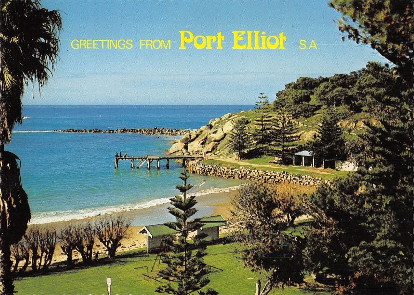 Br990 Foreshore And Gardens At Horseshoe Bay Port Elliot Australia Hippostcard