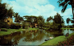 Florida Miami Springs Miami Springs Villas and Kings Inn The Lagoon Tropical ...