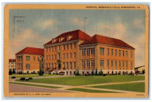 1950 Hospital Barksdale Field Building Roadside Shreveport Louisiana LA Postcard