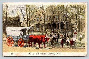 McKinley Residence  Canton  Ohio   Postcard