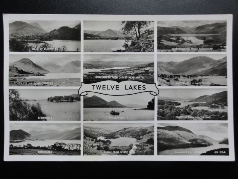 Cumbria: THE LAKE DISTRICT 'TWELVE LAKES' Multiview RP - Pub by Chadwick