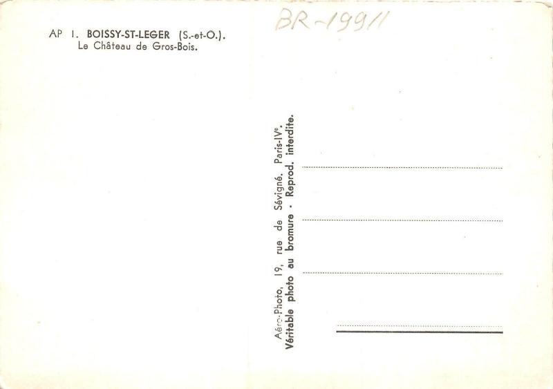BR19911 Boissy st leger le chateau de gros bois   France