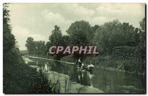 Marais Poitevin Arcais Old Postcard The Taillee