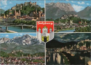 Austria Postcard - Salzburg, Bilder Oben: Altstadt Und Salzach  RRR1488