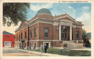 LPS75 NEWARK Ohio Public Library Postcard