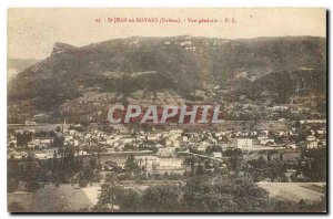 Old Postcard St Jean en Royans Drome General view