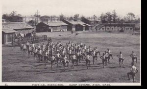 Massachusetts Ayer  Physical Exercises Camp Devens  Albertype