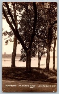 RPPC Real Photo Postcard - Silver Lake, Wisconsin