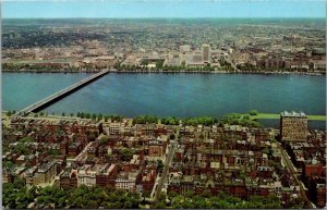 Massachusetts Boston Northward View From Prudential Tower